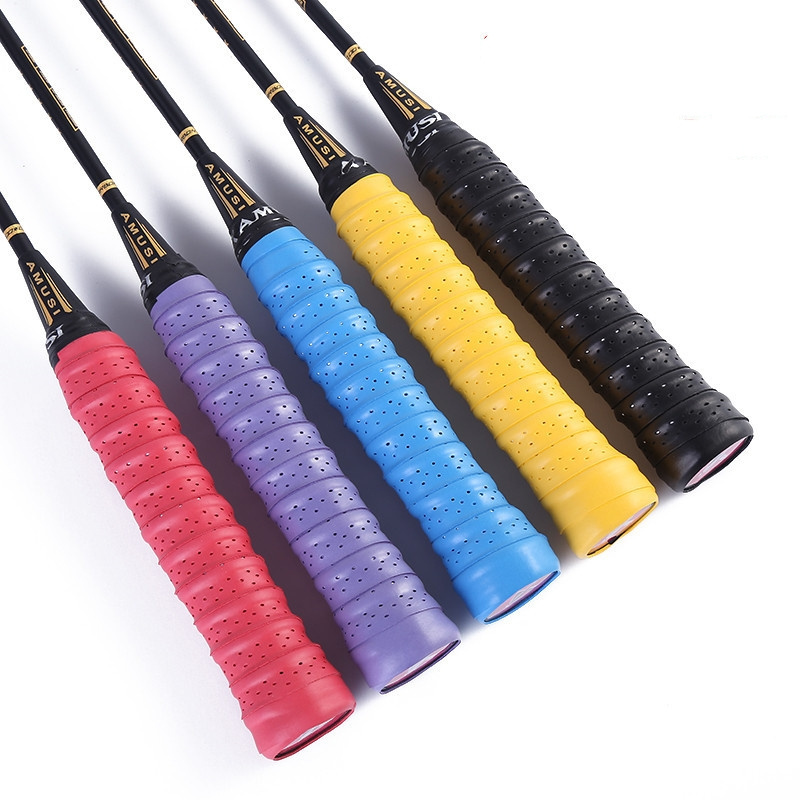 High Quality Badminton Rackets Overgrips Tennis Wraps Anti Slip Keel Grips Handle Grip Tape Hockey Customized Logo PU Tapes