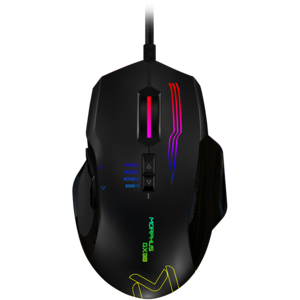 GX38 Programmable Optical Gaming Mouse 7200DPI  RGB wired Programmable Optical Gaming Mouse , USB2.0 / MCU