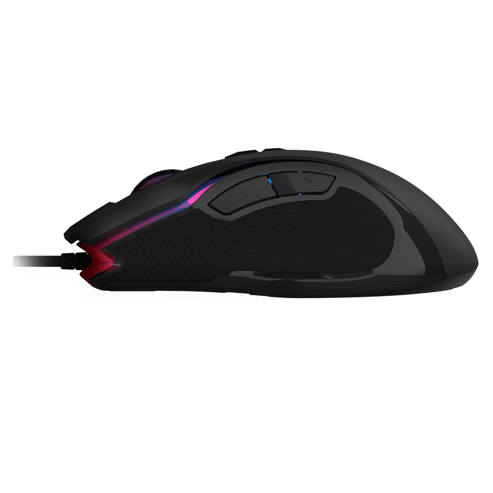 GX38 Programmable Optical Gaming Mouse 7200DPI  RGB wired Programmable Optical Gaming Mouse , USB2.0 / MCU