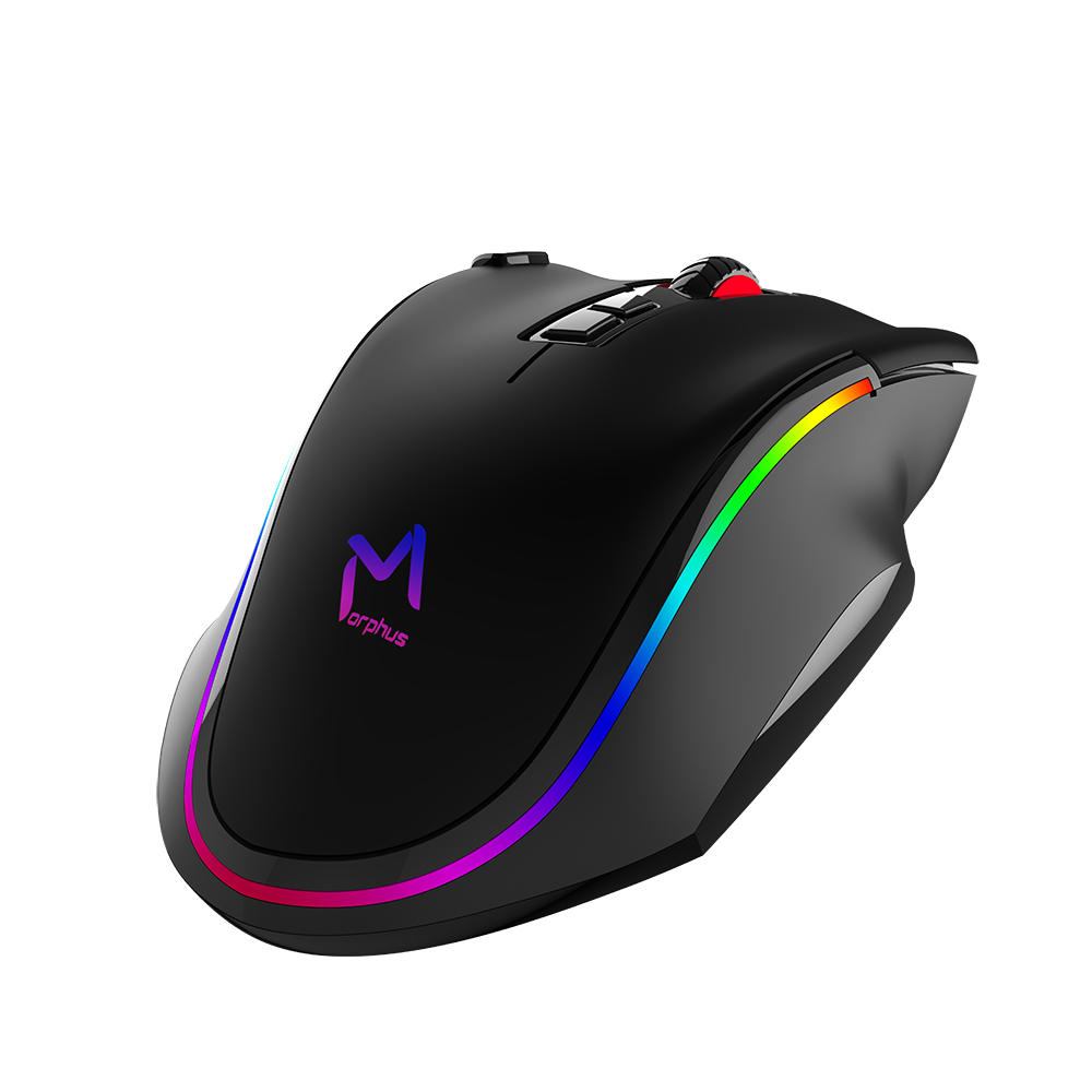 RGB Programmable Optical Gaming Mouse  7200DPI , USB2.0 / MCU - SPCP-A725F - 8 Macro Keys GX72 model