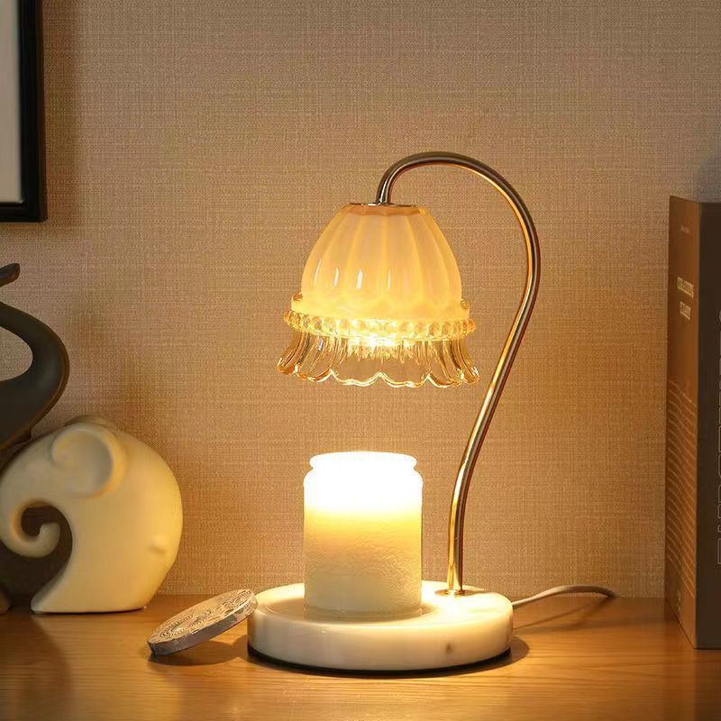 Electric Metal Top-Down Light Dimmable Candle Warmer Lamp Candle Melter