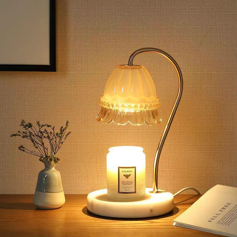 Electric Metal Top-Down Light Dimmable Candle Warmer Lamp Candle Melter