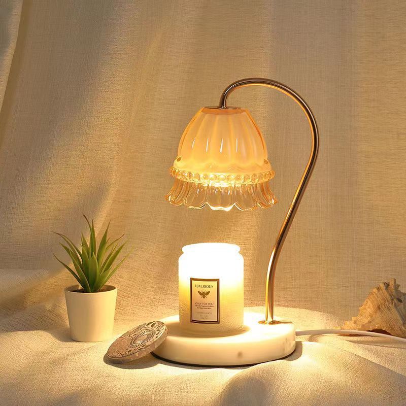 Electric Metal Top-Down Light Dimmable Candle Warmer Lamp Candle Melter