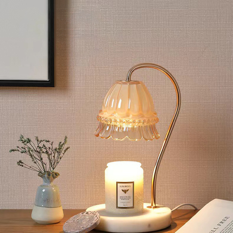 Electric Metal Top-Down Light Dimmable Candle Warmer Lamp Candle Melter