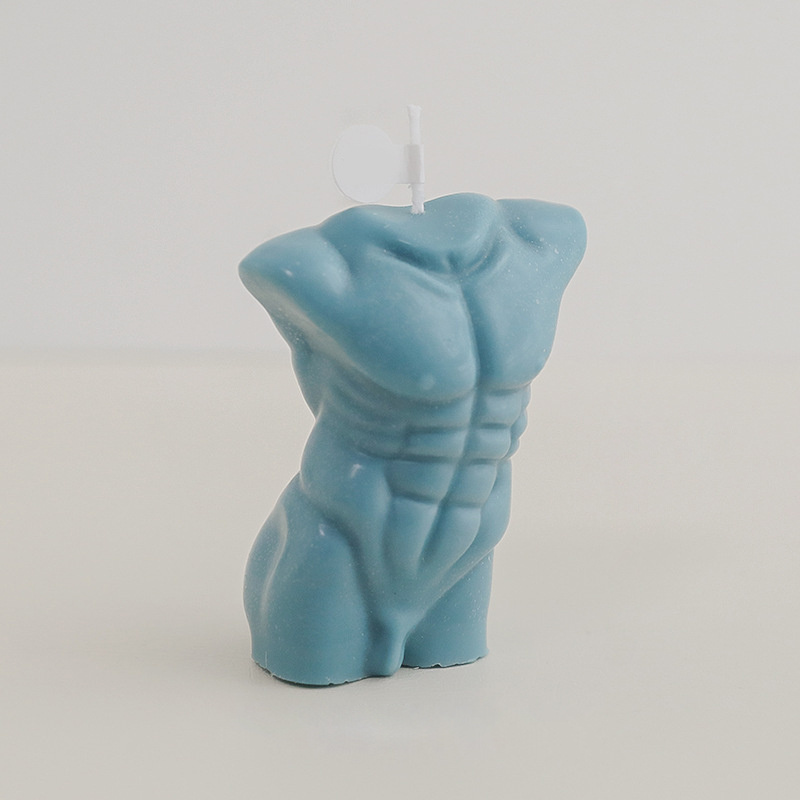 3D Sexy Nude Man Body Shape Scented Candle Aromatherapy Naked Man Soy Wax Handmade Male Body Candle