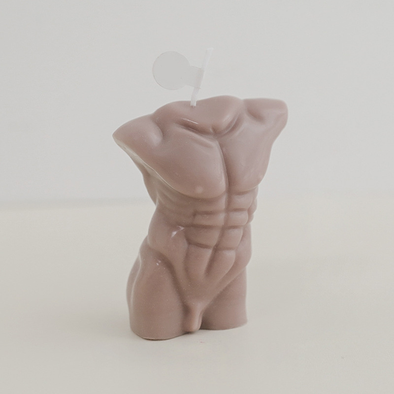 3D Sexy Nude Man Body Shape Scented Candle Aromatherapy Naked Man Soy Wax Handmade Male Body Candle