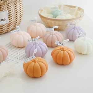 Halloween Theme Pumpkin Shaped Scented Candles Home Party Decoration Fragrance Candles Soy Wax Aromatherapy Candles Gift