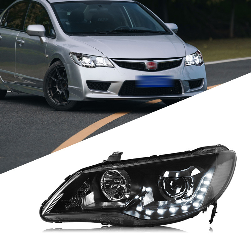 civic headlights for Honda Civic FD1 FD2 2012-2015 ciimo 2006-2011 modified headlamp led front headlight