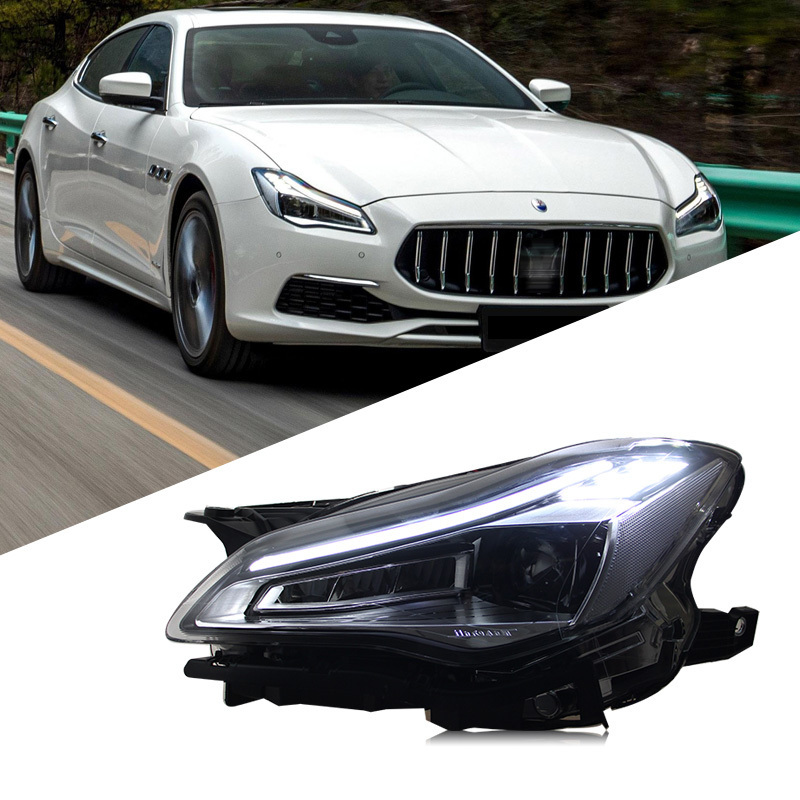 Headlight For Maserati Quattroporte 2013-2017 Full LED Front Lamps/Taillights