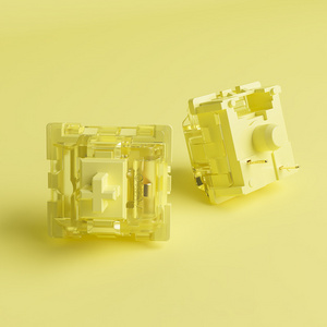 AKKO cream yellow switch for mechanical keyboards hot swap switch 5pin linear switches fast triggering CS series