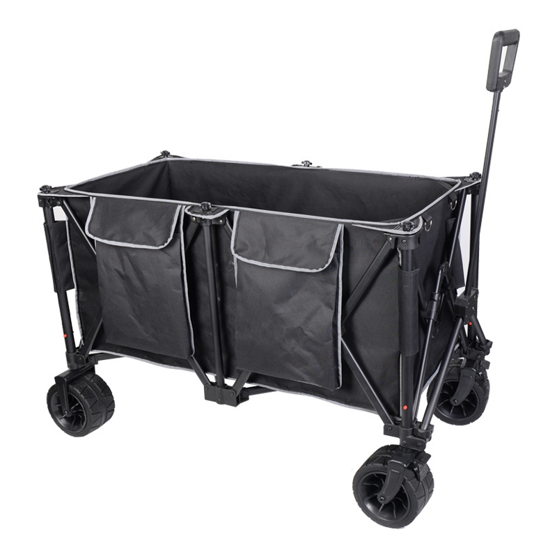 New Custom Kids Outdoor Picnic Camping Cooler Wagon Foldable Beach Wagon With Canopy