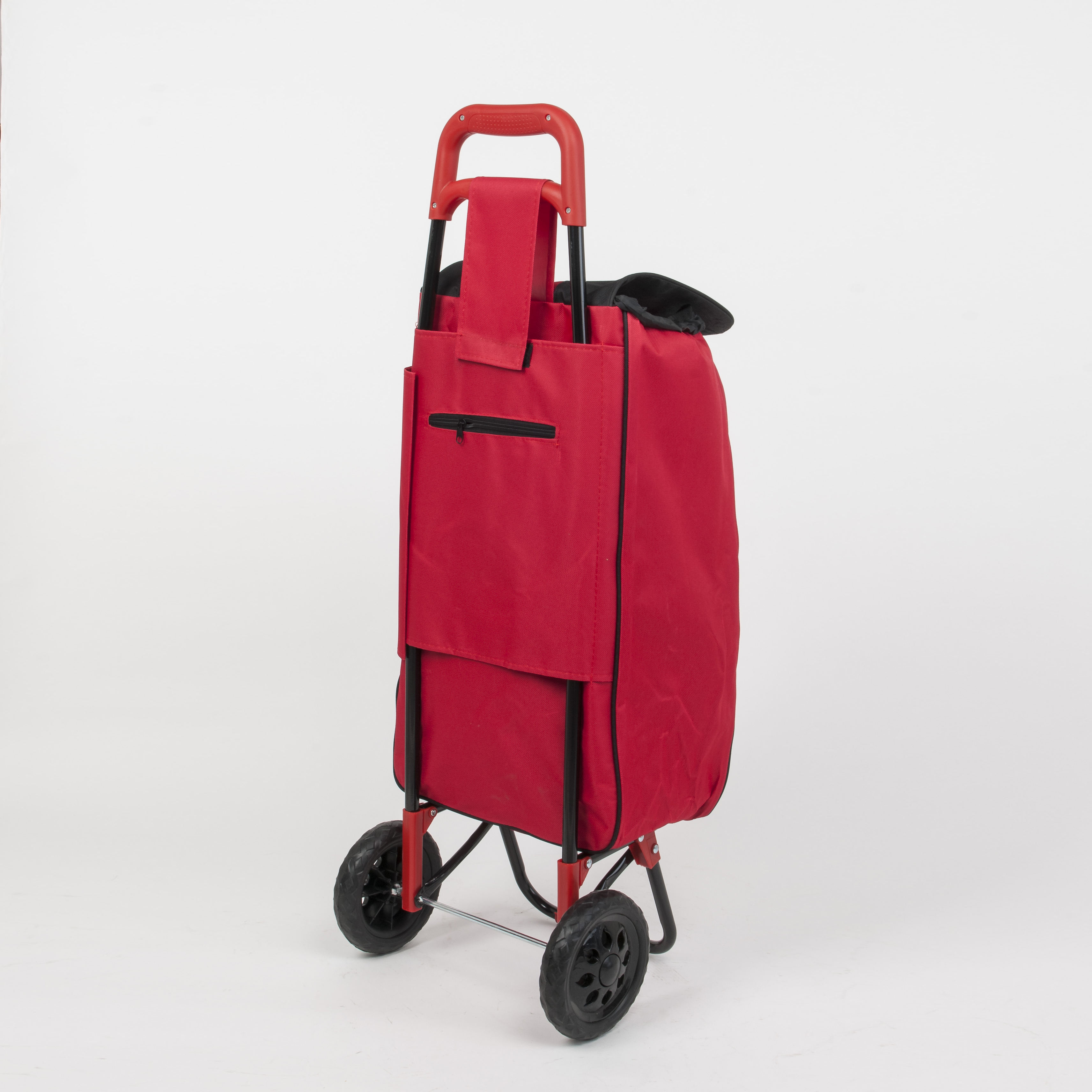 2-wheel Grocery folding Shopping Cart with Removable Bag for elder