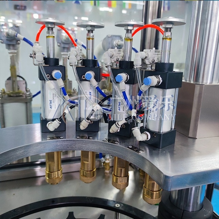 Summer Sunscreen Spray Production Line Automatic Gas Filling Machine can Adjust Filling Volume Control Working Head Individually