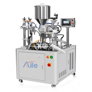 Automatic Ultrasonic Cosmetic Cream Paste tube Fill Machinery Vertical Body Lotion Paste Tube filling sealing Machine