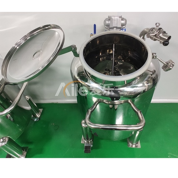 Factory Equipment US304 300L Pneumatic Perfume Mixer Alcohol Liquid Shampoo Mixing Tank