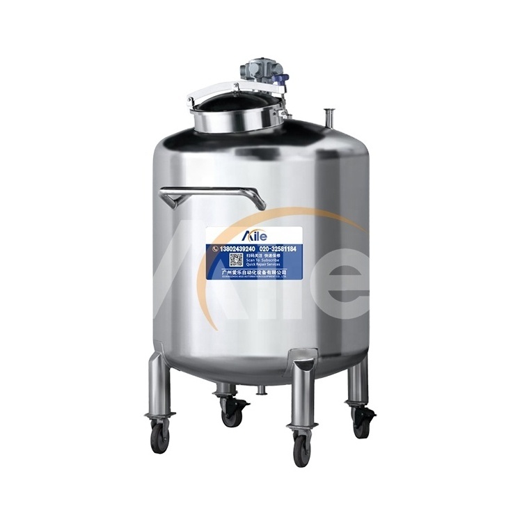 Factory Equipment US304 300L Pneumatic Perfume Mixer Alcohol Liquid Shampoo Mixing Tank