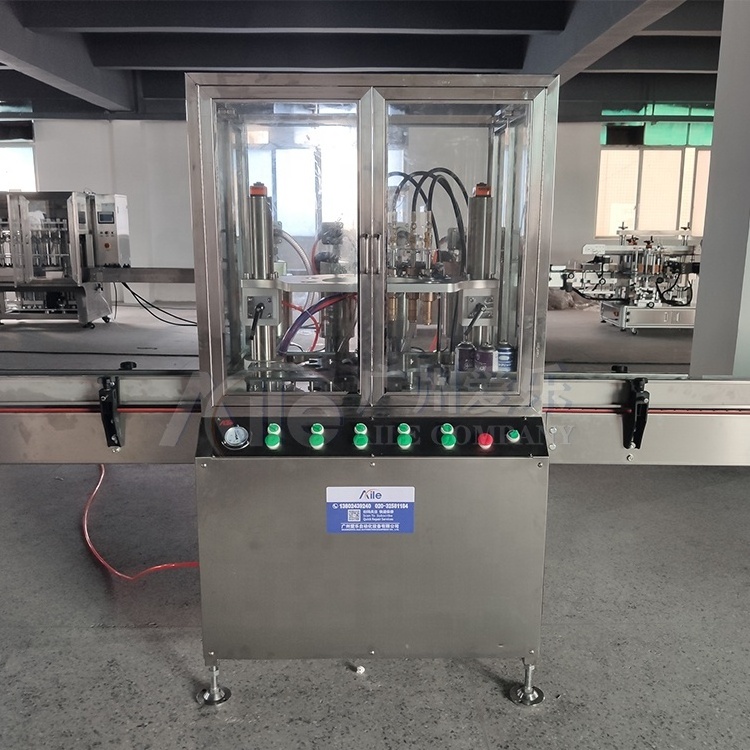 Deodorant Spray Filling Line Automatic Aerosol Gas Filling Machine with Gas Distributor can be Equipped with Deodorant Tower