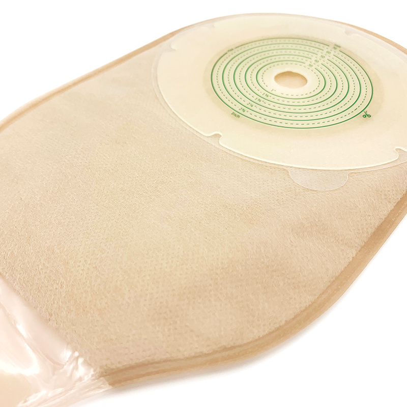 Colostomy Bag Hydrocolloid Barrier One Piece Open Ostomy Bag with Odor Eliminator for Adult Ostomy Care