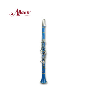 ABS Light Blue 17 Keys Bb Key Colorful Clarinet (CL3071-Blue)