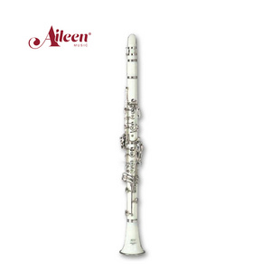 Bb Key White Color 17 Keys ABS Clarinet (CL3071-White)