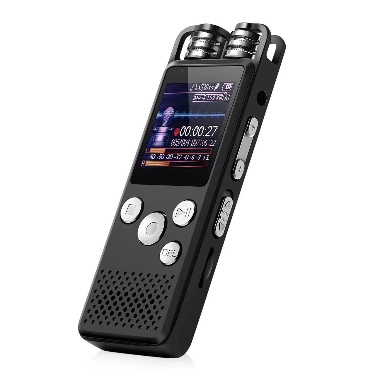 Digital Voice Recorder Recording Activated Dictaphone Audio Sound Digital Professional USB PCM 1536Kbps Mp3 Music Player