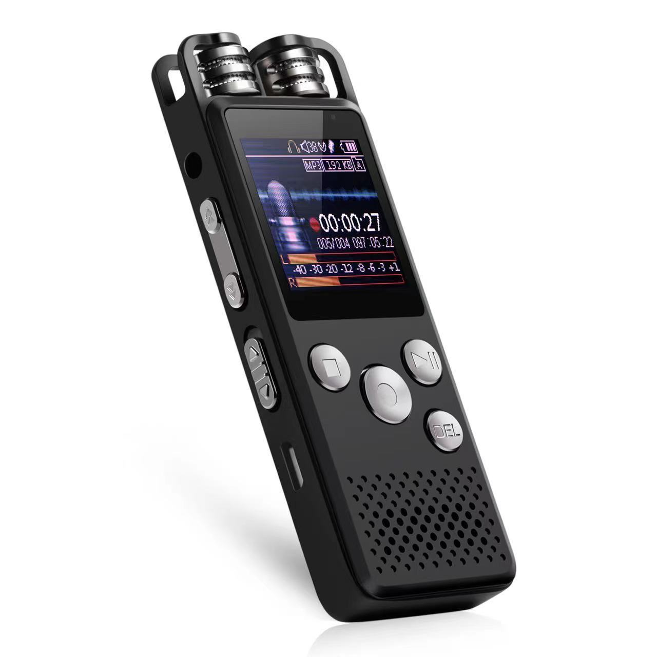 Digital Voice Recorder Recording Activated Dictaphone Audio Sound Digital Professional USB PCM 1536Kbps Mp3 Music Player