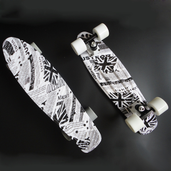 Wholesale Custom Graphic Printed 22 Inch Plastic Surf Skate Skateboard