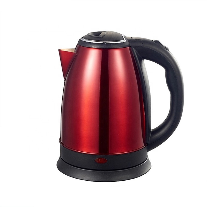 1.8 L Stainless steel electric kettle pink and gray cute water boiler tea kettle