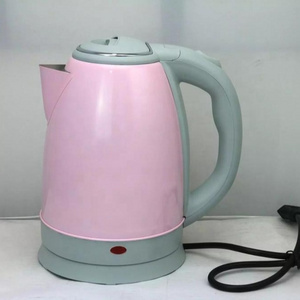 1.8 L Stainless steel electric kettle pink and gray cute water boiler tea kettle