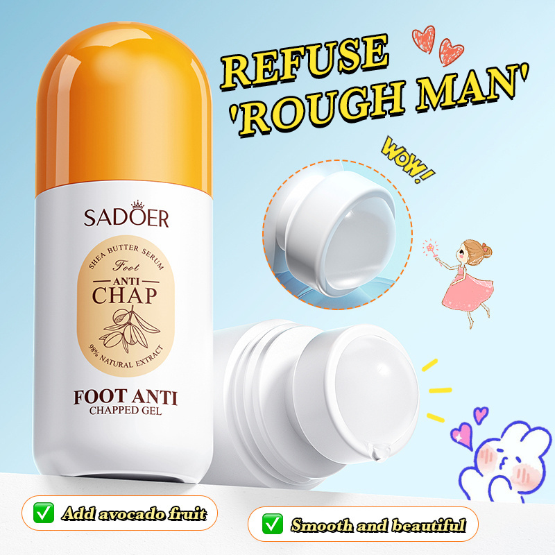 OEM SADOER new in 2023 herbal smoothing nourishing foot gel skin care beauty products exfoliating cracked heel cream