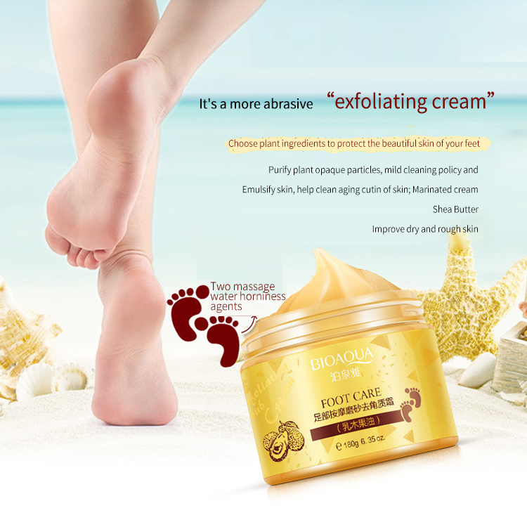 BIOAQUA OEM ODM Body Scrub Foot Moisturizing Exfoliating foot scrub