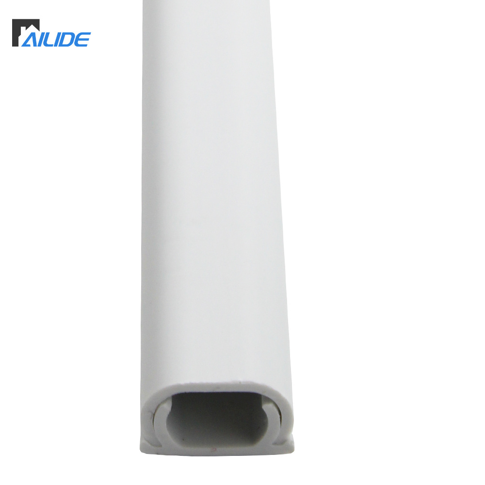 pvc square wiring duct white floor casing fire-resistant wear-resistant plastic slotted cable channel 12x8