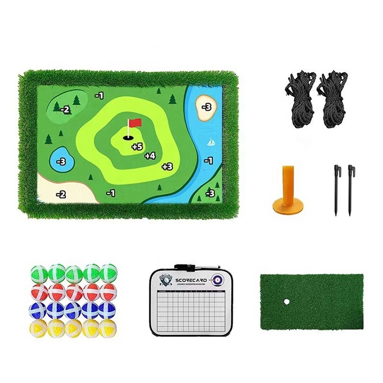 Durable Golf Entertainment Floating Putting Green With Ropes And Nails Fixable And Recyclable Can Be Customized