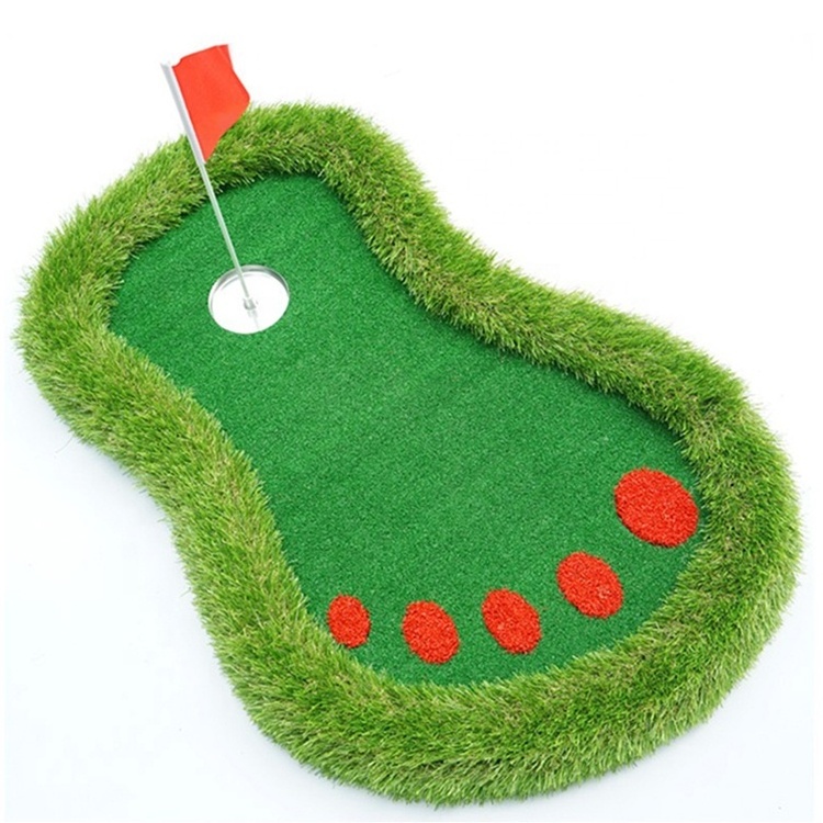 Portable New Style Water Golf Artificial  Floating Putting Green With Eva Base  Can Be Customized