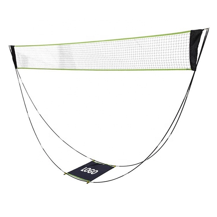 Indoor Outdoor Beach Sport Portable Removable With Stand Mesh Exercise Kids Adult Accessories Competition Badminton Practice Net