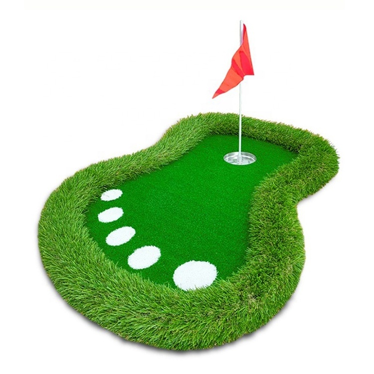 Portable New Style Water Golf Artificial  Floating Putting Green With Eva Base  Can Be Customized