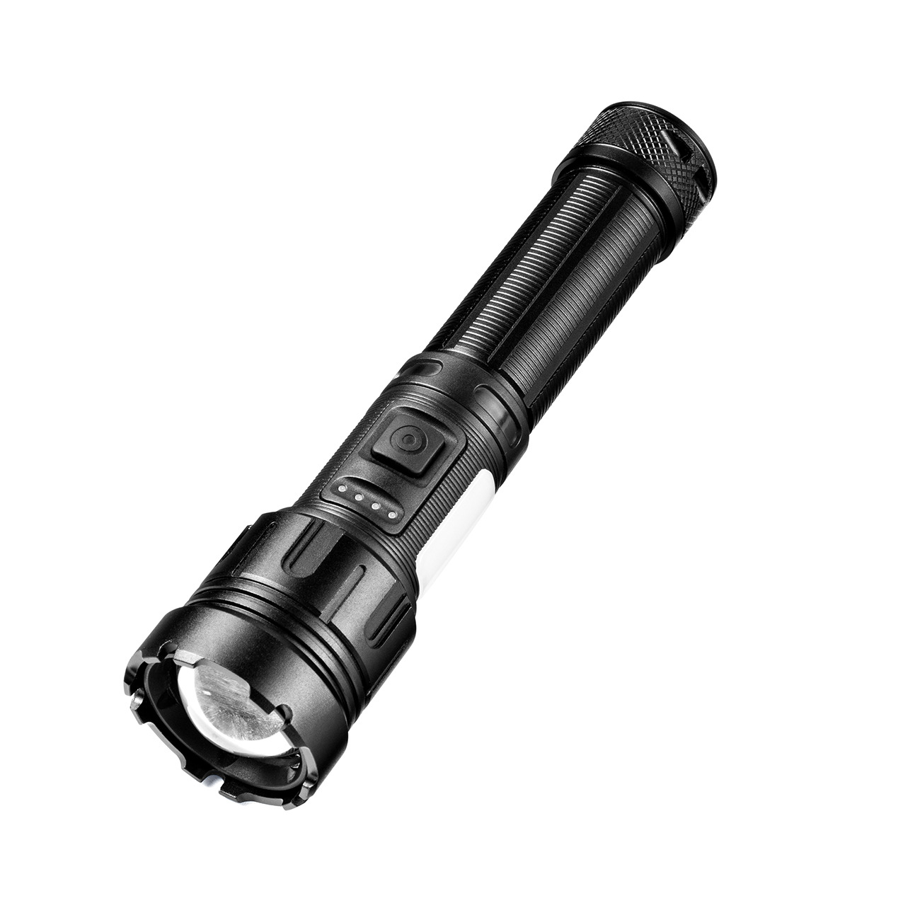 Top Popular High Power LED Flashlight P50 White Red Light Zoom Focus Torch Lantern Type C Recharge Flash Light with Magnet