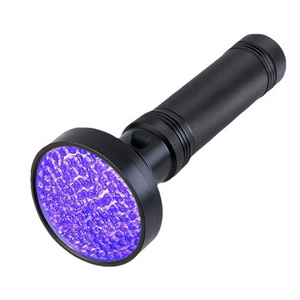 Popular UV Flashlight 395nm Aero-grade Aluminum Alloy High Quality Purple Light LED Torch Light 6pcs AA Dry Battery Waterproof