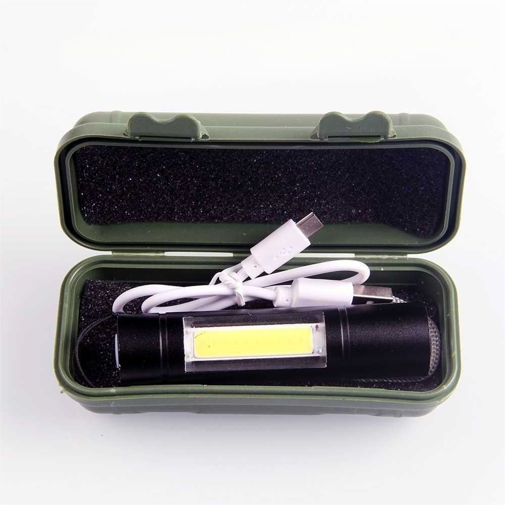 Emergency EDC Torch Lights Portable Pocket Mini Size Aluminum Alloy LED Flashlight Rechargeable Waterproof Lampe Torches