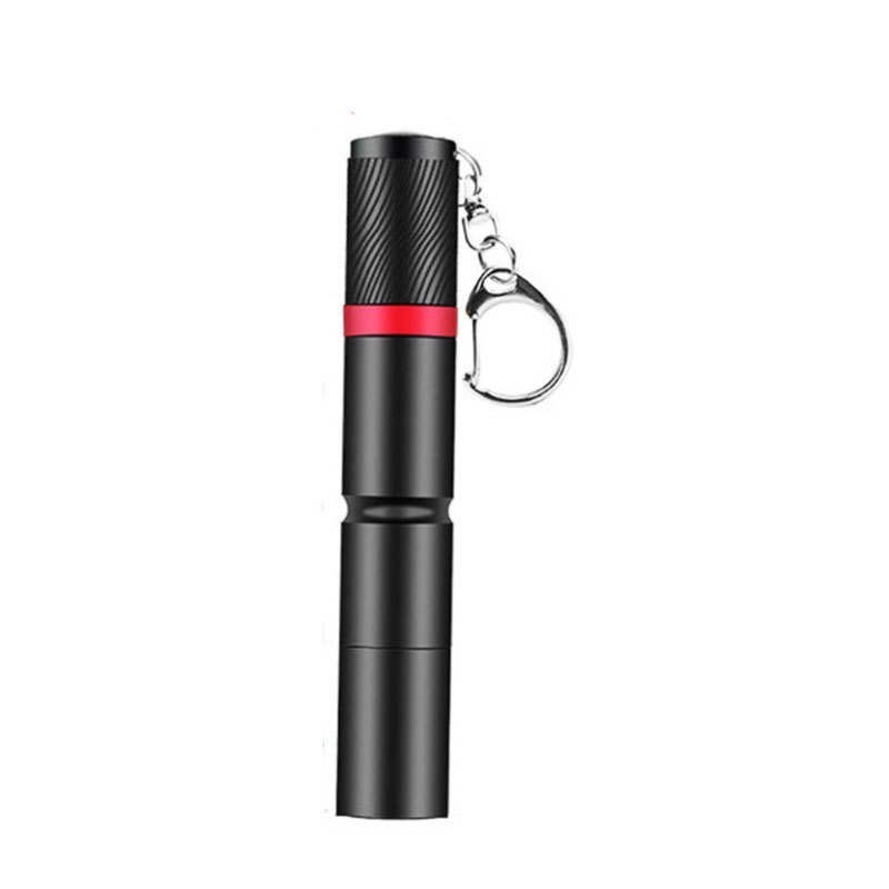 Portable Keychain Flashlight Mini AAA Battery Torch Light Small Size EDC Flash Lights 3 modes Waterproof Handheld Lantern