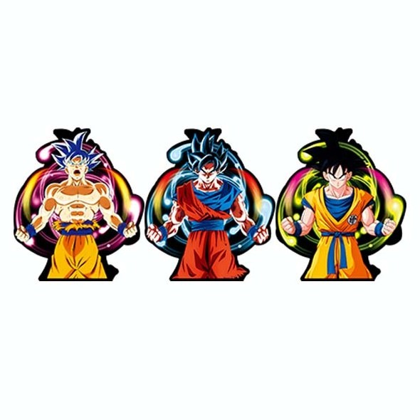 Anime Decor Three Character Motion Sticker  Anime Sticker Waterproof Decals