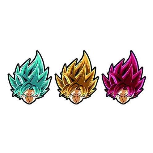 Anime Decor Three Character Motion Sticker  Anime Sticker Waterproof Decals