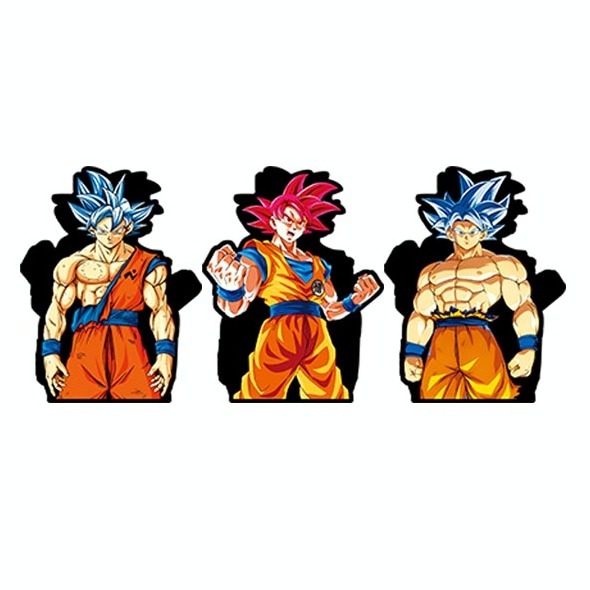 Anime Decor Three Character Motion Sticker  Anime Sticker Waterproof Decals