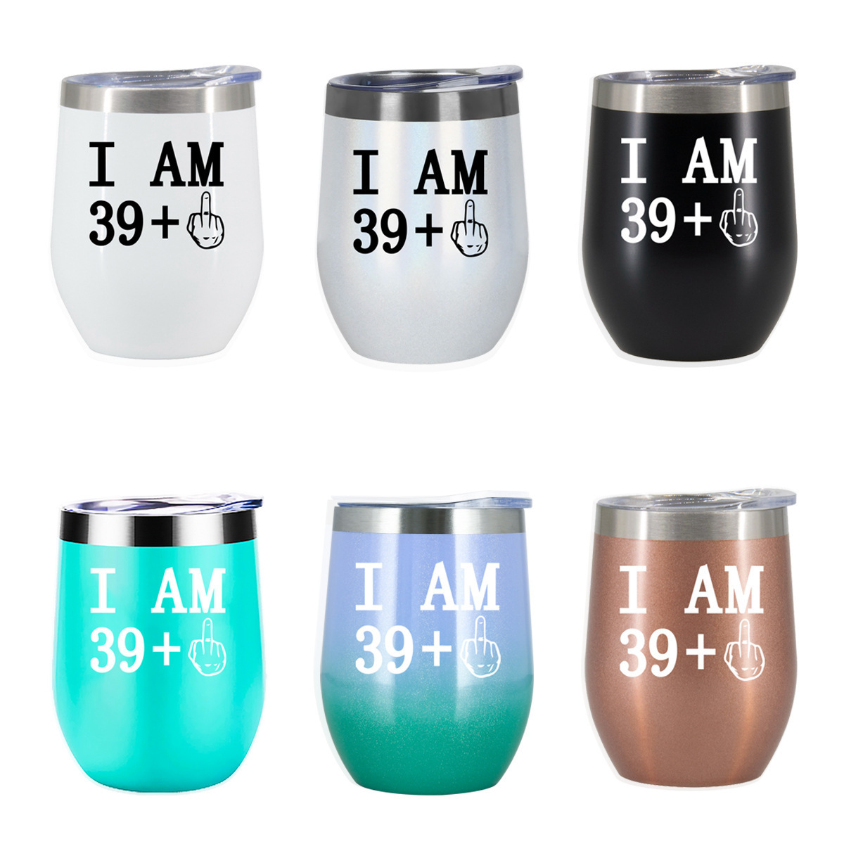 Ailingalaxy 12oz custom wine tumbler logo stainless steel cup wholesale customized insulated bottle with lids and straws bulk