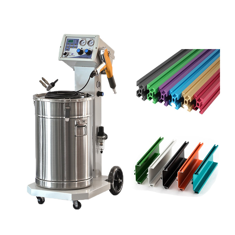 AILIN AL-606 Digital Electrostatic Powder Coating Machine With Manual Spray Gun For Sale