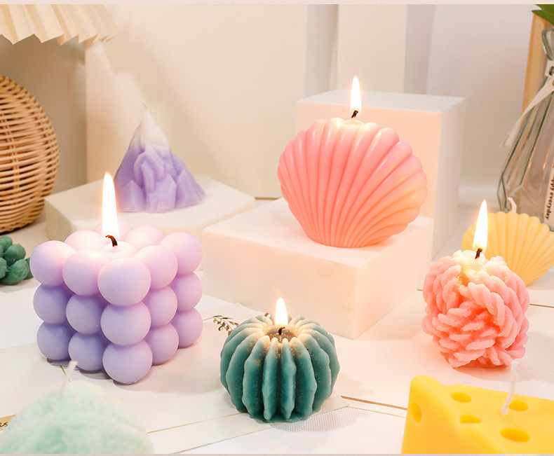 Healthy Luxury Party Gift Decoration Candle Box Packaging Rubik's Cube Scented Candles