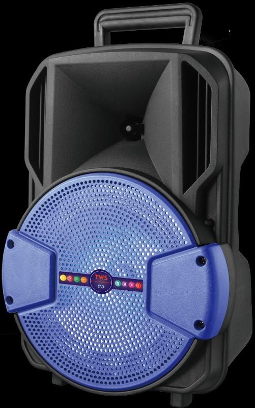 ALP-801 8 Inch Outdoor Portable trolley Speaker DJ  System Subwoofer Sound Box With LED Light home theatre Speaker