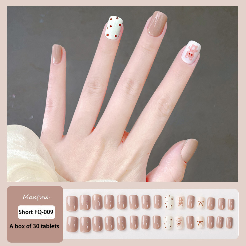 Custom Press On Nail Box Full Cover Artificial Fingernails Long Coffin Butterfly Fake Nails ABS