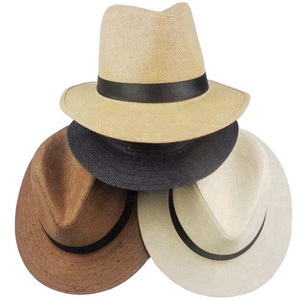 Wholesale Colorful Jazz Hat German Fashion High Quality Fedora Hat, Beach Sun Protect Gangster Hat