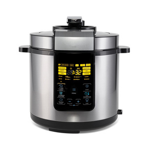 24H Automatic Timing Microcomputer Switch Smart Stainless Steel Electric Pressure Cooker With Touch Screen Panel